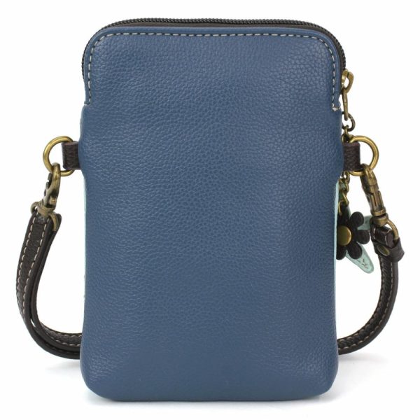 Crossbodies |  Cellphone Xbody – Whale Family Crossbodies Blue Approx