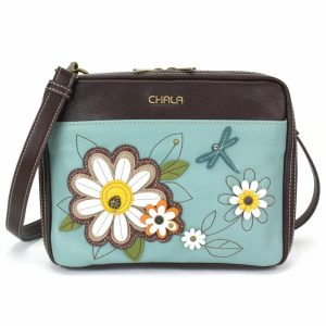 Crossbodies |  Companion Organizer Xbody – Daisy Crossbodies Blue