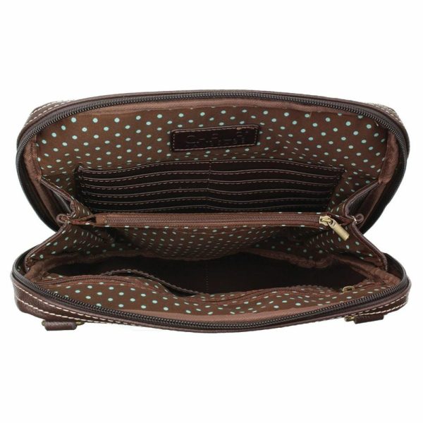 Crossbodies |  Companion Organizer Xbody – Sunflower Crossbodies Brown