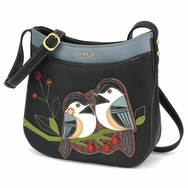 Crossbodies |  Crescent Crossbody – Chickadee Crossbodies Black Approx