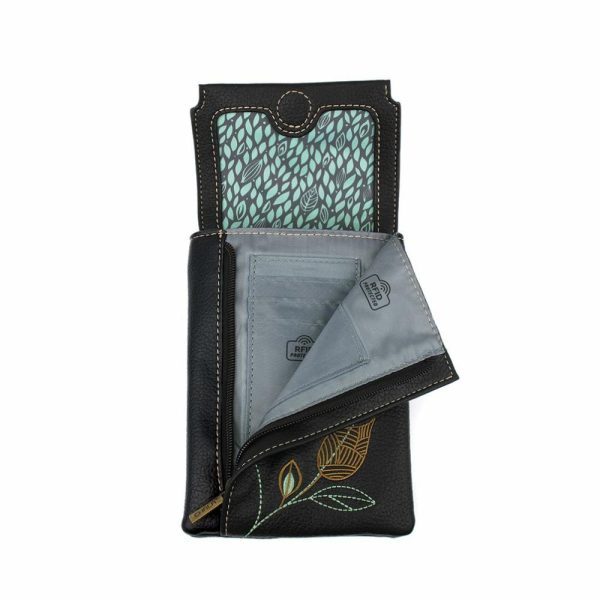 Crossbodies |  Criss Cellphone Xbody – Rfid – Dragonfly Crossbodies Black Approx