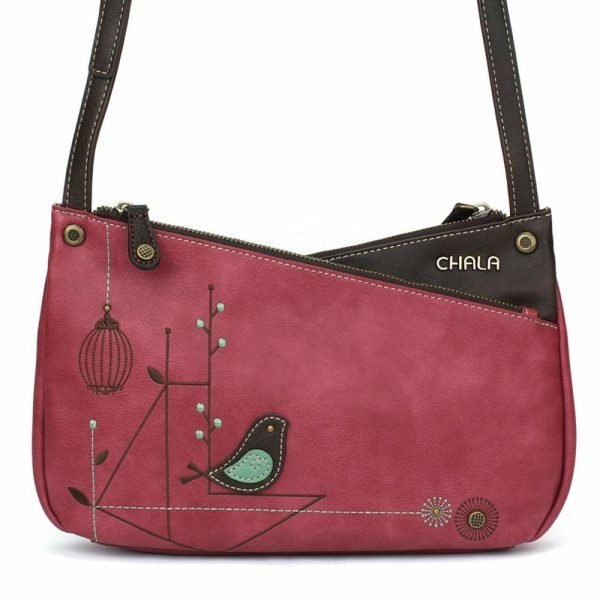 Crossbodies |  Criss Crossbody – Bird Crossbodies Berry Approx