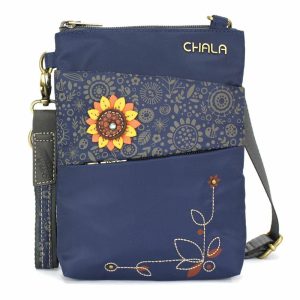 Crossbodies |  Cv – Evolution Cellphone Xbody – Sunflower Crossbodies Crossbodies