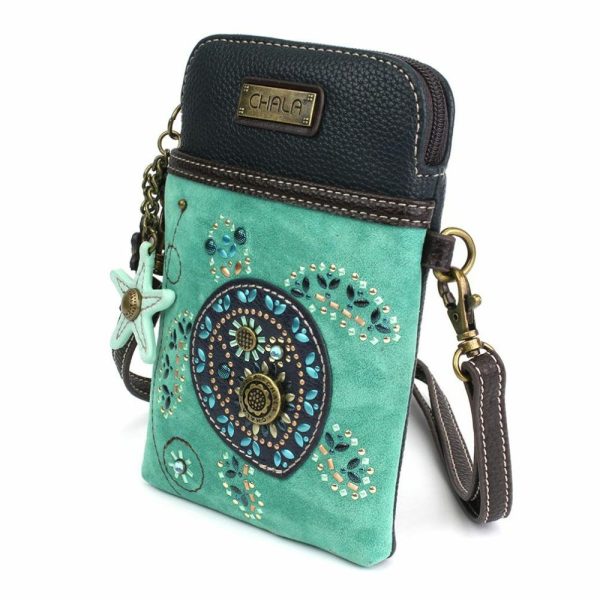 Crossbodies |  Dazzled Cellphone Xbody – Sea Turtle Crossbodies Crossbodies