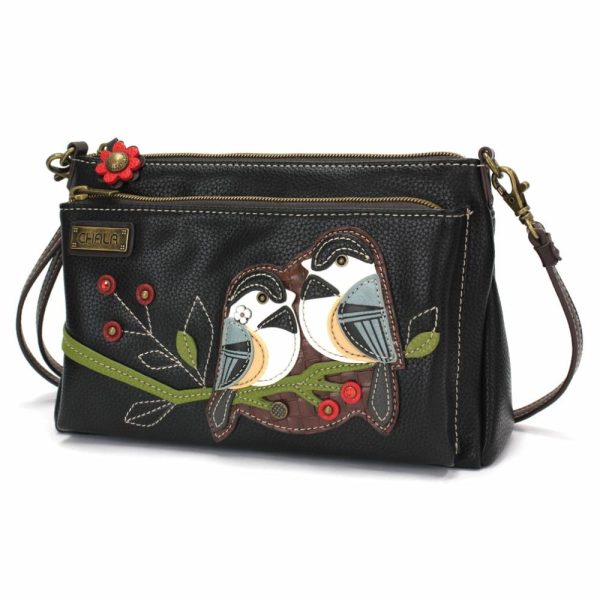 Crossbodies |  Deluxe Crossbody – Chickadee Crossbodies Black Approx