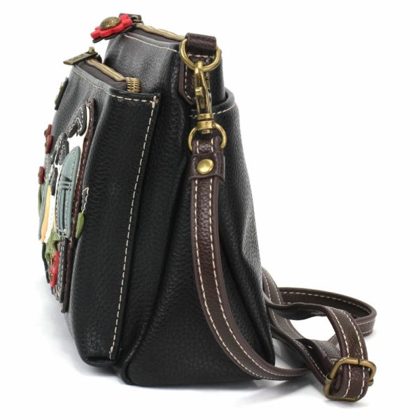 Crossbodies |  Deluxe Crossbody – Chickadee Crossbodies Black Approx