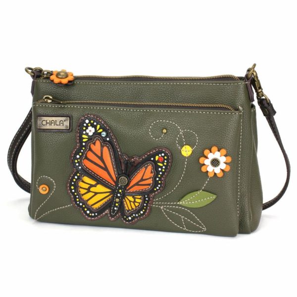 Crossbodies |  Deluxe Crossbody – Monarch Butterfly Crossbodies Crossbodies