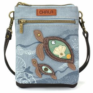 Crossbodies |  Double Pocket Xbody – Turtle Crossbodies Crossbodies