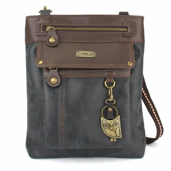 Crossbodies |  Gemini Crossbody – Owl Crossbodies Black