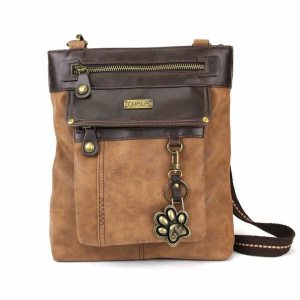 Crossbodies |  Gemini Crossbody – Pawprint Crossbodies Black