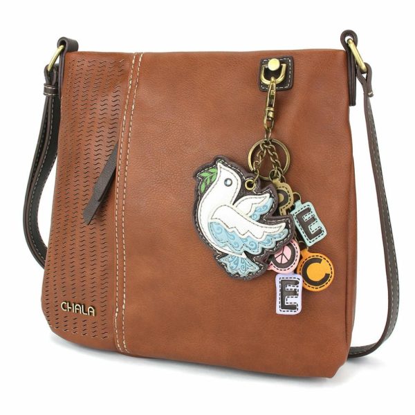 Crossbodies |  Lasercut Crossbody – Charming Charms Dove+Peace Crossbodies Black