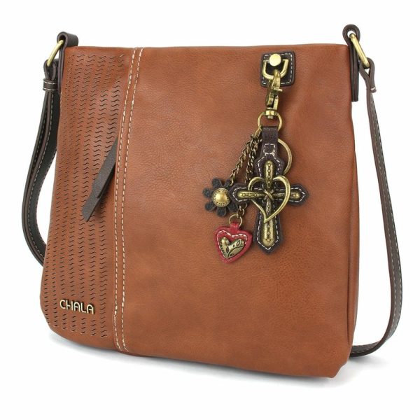 Crossbodies |  Lasercut Crossbody – Metal Charming Cross Crossbodies Black