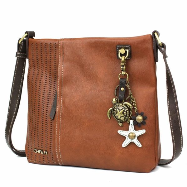 Crossbodies |  Lasercut Crossbody – Metal Charming Turtle Crossbodies Black