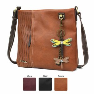 Crossbodies |  Lasercut Crossbody – Mini Keychain Dragonfly Yellow Crossbodies Black