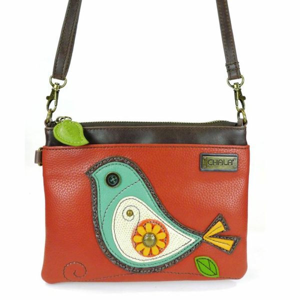 Crossbodies |  Mini Crossbody – Bird Ii Crossbodies Brick Red Approx