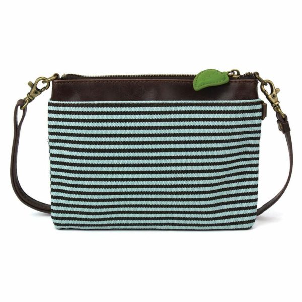 Crossbodies |  Mini Crossbody – Cow Crossbodies Blue Stripe Approx