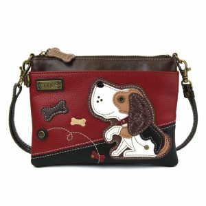 Crossbodies |  Mini Crossbody – Dog A Crossbodies Burgundy Approx