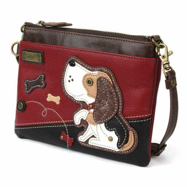 Crossbodies |  Mini Crossbody – Dog A Crossbodies Burgundy Approx