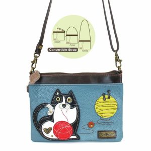 Crossbodies |  Mini Crossbody – Fat Cat Crossbodies Blue Approx