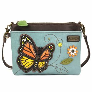 Crossbodies |  Mini Crossbody – Monarch Butterfly Crossbodies Blue Approx