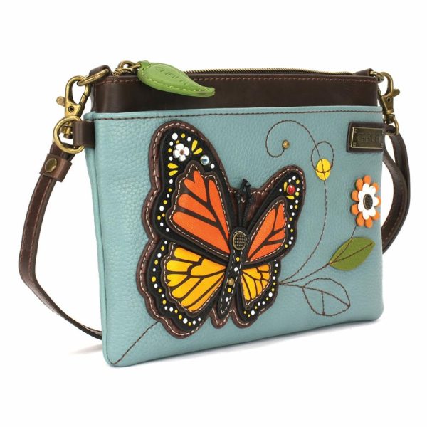 Crossbodies |  Mini Crossbody – Monarch Butterfly Crossbodies Blue Approx