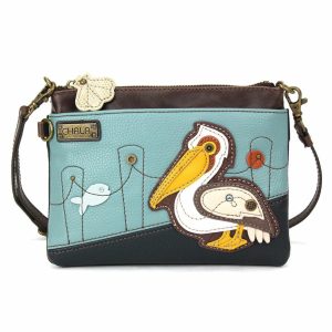 Crossbodies |  Mini Crossbody – Pelican Crossbodies Color: Blue Approx