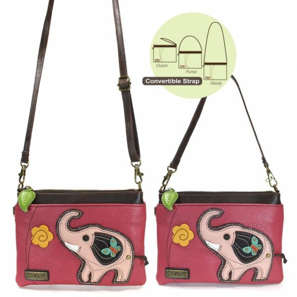 Crossbodies |  Mini Crossbody – Pink Elephant Crossbodies Crossbodies