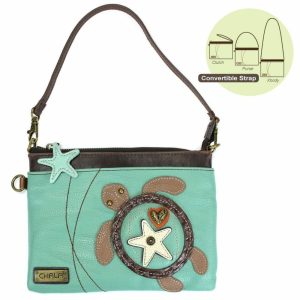 Crossbodies |  Mini Crossbody – Sea Turtle (Teal) Crossbodies Crossbodies