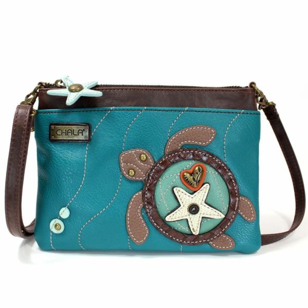 Crossbodies |  Mini Crossbody – Sea Turtle (Turquoise) Crossbodies Crossbodies