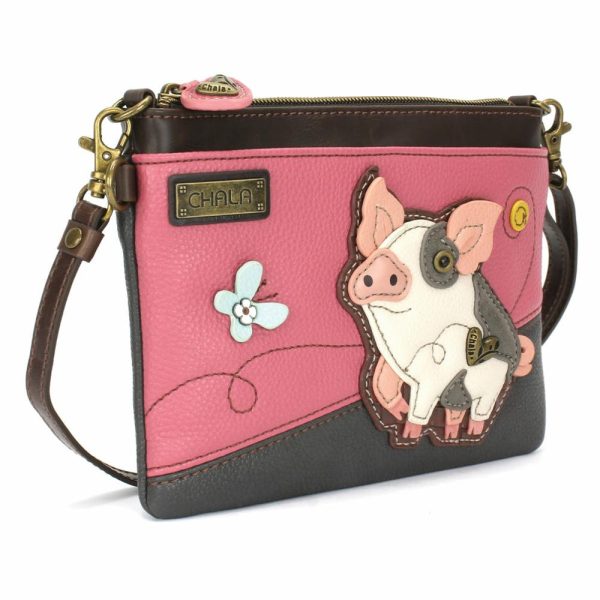 Crossbodies |  Mini Crossbody – Spotted Pink Pig Crossbodies Crossbodies