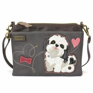 Crossbodies |  Mini Crossbody – White Shih Tzu Crossbodies Crossbodies