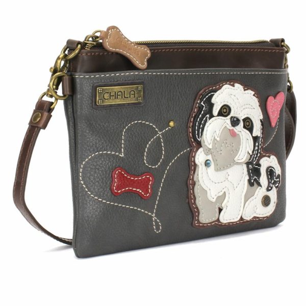 Crossbodies |  Mini Crossbody – White Shih Tzu Crossbodies Crossbodies