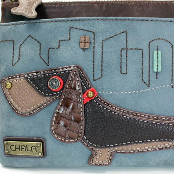 Crossbodies |  Mini Crossbody – Wiener Dog (Indigo) Crossbodies Crossbodies