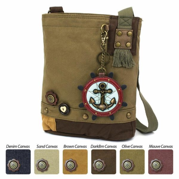 Crossbodies |  Patch Crossbody – Anchor Crossbodies Brown