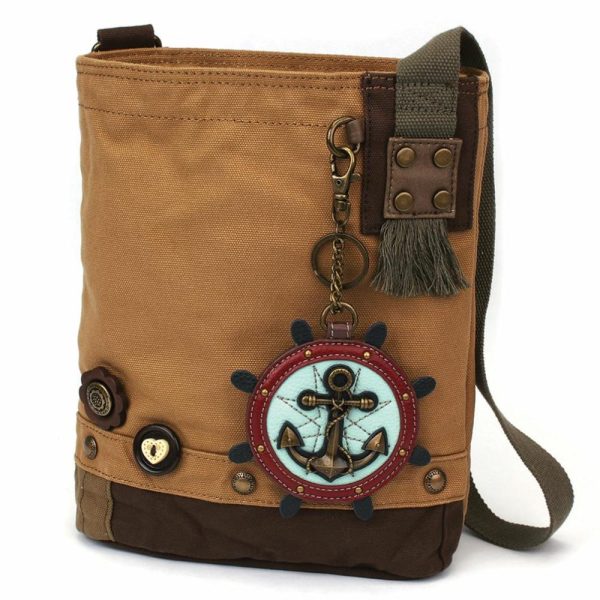 Crossbodies |  Patch Crossbody – Anchor Crossbodies Brown