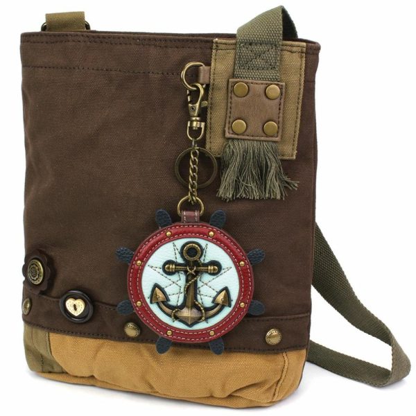 Crossbodies |  Patch Crossbody – Anchor Crossbodies Brown