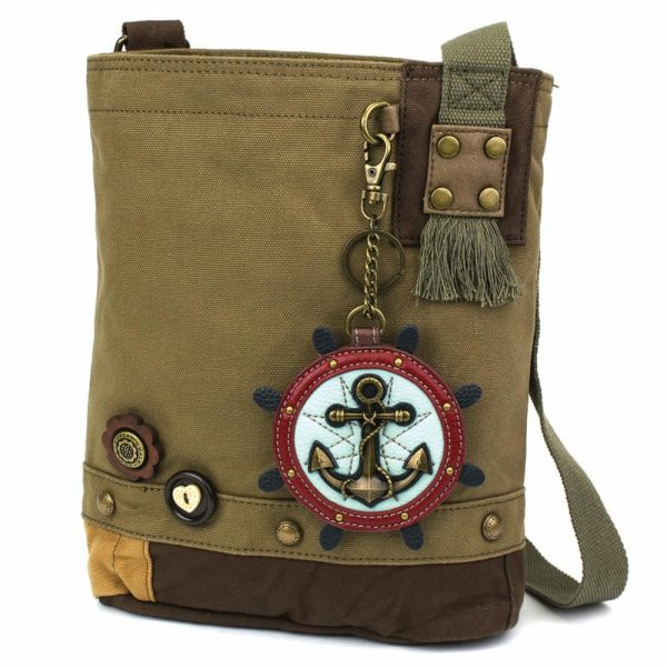 Crossbodies |  Patch Crossbody – Anchor Crossbodies Brown