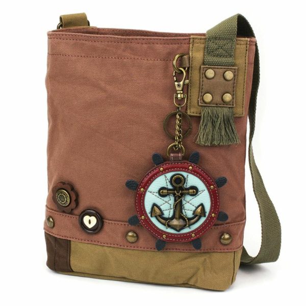 Crossbodies |  Patch Crossbody – Anchor Crossbodies Brown