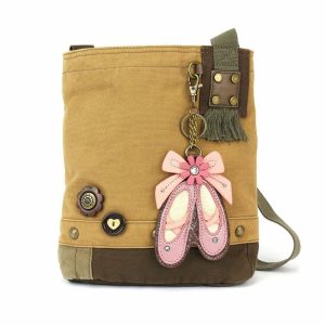 Crossbodies |  Patch Crossbody – Ballerina Crossbodies Brown