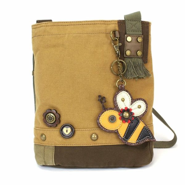 Crossbodies |  Patch Crossbody – Bee Crossbodies Brown