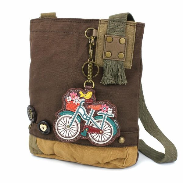 Crossbodies |  Patch Crossbody – Bicycle Crossbodies Brown