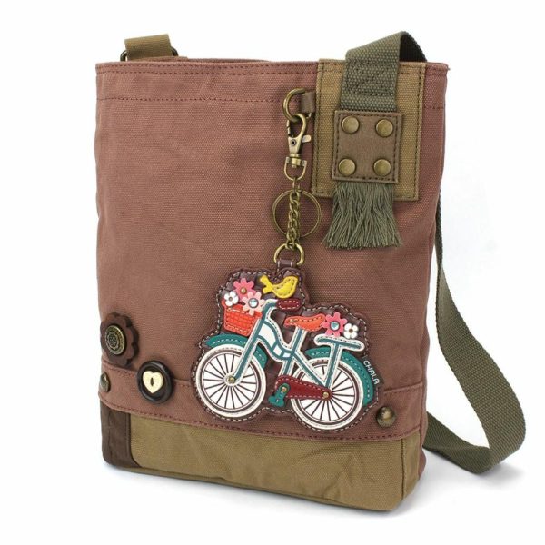 Crossbodies |  Patch Crossbody – Bicycle Crossbodies Brown