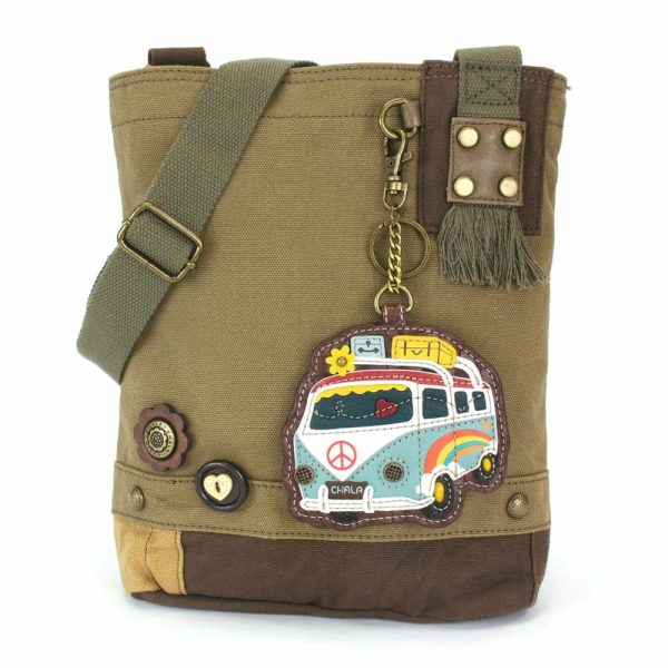 Crossbodies |  Patch Crossbody – Bus Crossbodies Brown