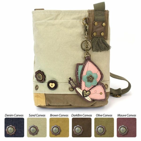 Crossbodies |  Patch Crossbody – Butterfly Crossbodies Brown