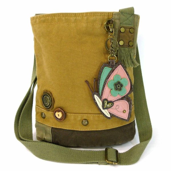 Crossbodies |  Patch Crossbody – Butterfly Crossbodies Brown