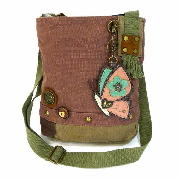 Crossbodies |  Patch Crossbody – Butterfly Crossbodies Brown