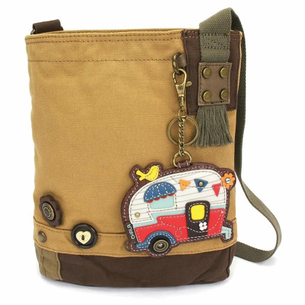 Crossbodies |  Patch Crossbody – Camper Crossbodies Brown