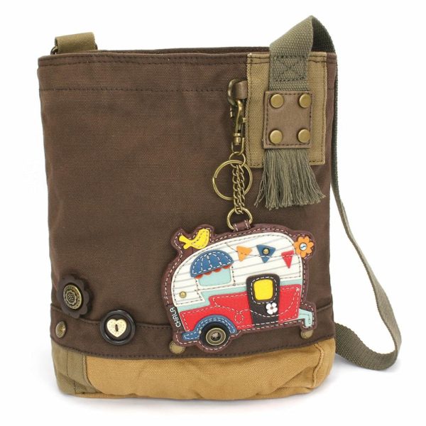 Crossbodies |  Patch Crossbody – Camper Crossbodies Brown