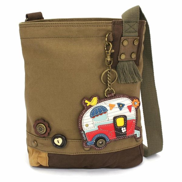 Crossbodies |  Patch Crossbody – Camper Crossbodies Brown