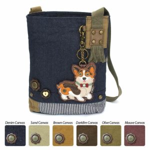 Crossbodies |  Patch Crossbody – Cardigan Corgi Crossbodies Brown